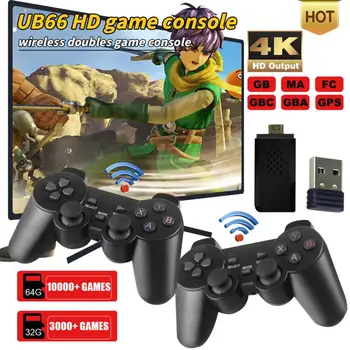 Kablosuz Hd Mini Retro Tv video oyunu Konsolu İçin PS1 / FC / GBA Dahili 10000 Çiftler Oyun Denetleyicisi Tv Retro Konsolu Hdmı Oyun No