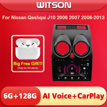 WITSON 9 inç BÜYÜK EKRAN Android 13 Araba radyo NİSSAN QASHQAİ İçin J10 2008-2013 otomatik stereo navigasyon