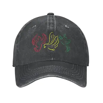 Özel Pamuk Bob Marley Ajax Beyzbol Şapkası Erkek Kadın Nefes 3 Küçük Kuşlar Baba Şapka Açık