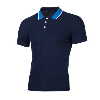 MRMT 2023 Marka Yeni erkek Basit Çizgili erkek Renk Luokou Tasarım Rahat Polo kısa kollu tişört