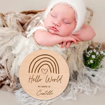 Doğum Stat Burcu Kişiselleştirilmiş Yenidoğan Bebek Bebek Duyuru Ahşap hoş geldin yazısı Merhaba Bebek Varış Fotoğraf Prop