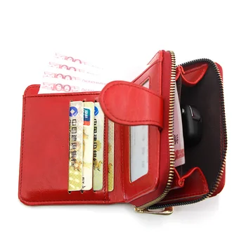 Yeni kadın deri cüzdan Kredi Kartı İçin Kadın bozuk para cüzdanı Moda el çantası Fermuar küçük cüzdan Kadın Cüzdan cartera mujer