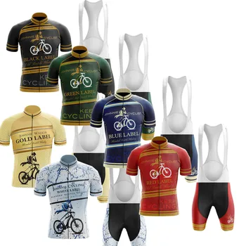 2023 Johnnıe Viski Bisiklet Takımı Forması Seti Retro Erkek Bisiklet Giyim Yol Bisikleti Gömlek Takım Elbise MTB Maillot Ciclismo Hombre