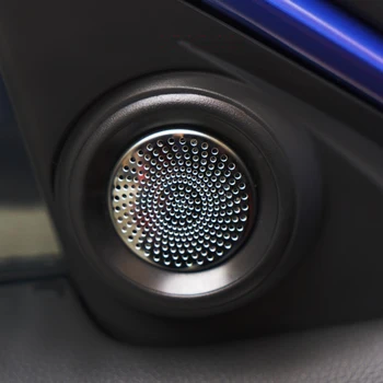 Araba Ön Üçgen Arka Kapı ses hoparlörü Ses Paneli Kapak Trim için Honda Civic 2016 2017 2018 2019 2020 2021 10th Aksesuarları