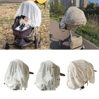 Cibinlik Böcek Netleştirme Bebek Arabası Net Puset Pram Beşikler Yaz Güneş Gölge Kapak Seyahat Dişli X90C