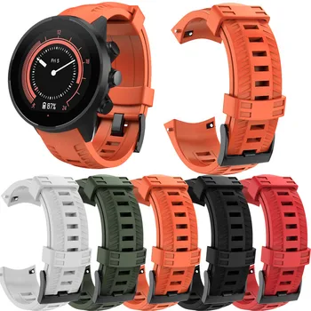 Spor Silikon Yedek Bileklik Band Kayışı SUUNTO 9 / Baro akıllı saat Hızlı Bırakma SmartWatch moda aksesuarları