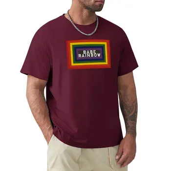 Bebek Gökkuşağı T-Shirt komik t shirt Bluz slim fit t shirt erkekler için