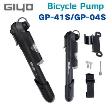 GIYO GP-41S MTB Yol Bisikleti Bisiklet Pompası Barometre Ölçer 120 PSİ Yüksek Basınçlı mini bilya Bisiklet Hava El Lastik Şişirme Bisiklet Parçaları