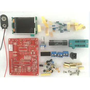 Ingilizce Sürüm DIY kitleri Mega328 Transistör Test Cihazı LCR Kapasite ESR metre PWM DIY TFT LCD Jeneratör