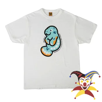 Insan Yapımı T Shirt Erkek Kadın 1:1 En Kaliteli Tees Miami Hayvan Grafik sınırlı tişört Şantuk Pamuklu T Shirt