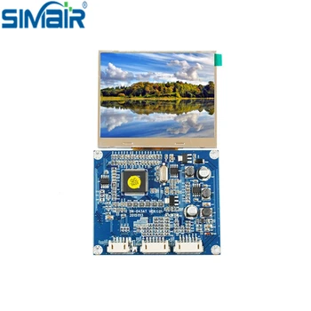 Küçük TFT 3.5 inç Renkli lcd ekran Modülü VGA ve AV Sinyal Girişi 320x240 Piksel 4:3 Oranı ile sürücü panosu