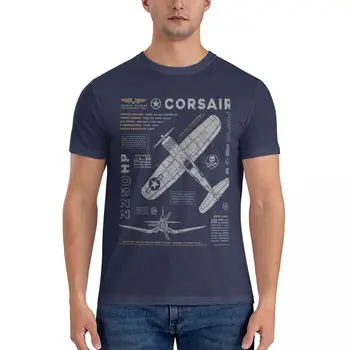 F4U Corsair klasik tişört özel t shirt komik t shirt t shirt erkekler için