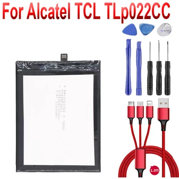 Pil ile Alcatel TCLTLp022CC için pil modelTLp022CC + USB kablosu + araç seti