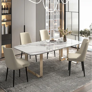 İskandinav Lüks yemek sandalyeleri Mutfak Eğlence Modern Basit yemek sandalyeleri Arkalığı Sandalye Deri Muebles De Cocina Mobilya WZ