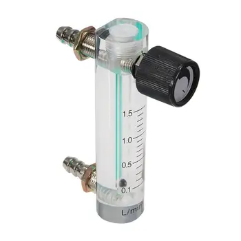 0-1. 5 LPM Oksijen Debimetre LZB-6M için Kontrol VANASI Hava Gazı Dedektörü Ayarlamak