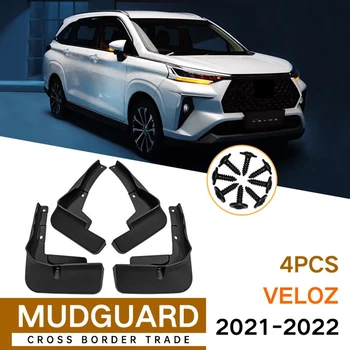 Araba Çamurluklar Toyota Veloz 2021-2022 için Çamurluk Çamurluk Çamurluk Flap Guard Sıçrama Çamurluklar Araba Aksesuarları