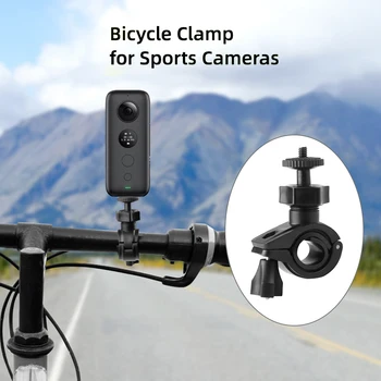 Bisiklet montaj aksamı Tutucu Bisiklet Kelepçe Stander Klip Insta360 One X OSMO Mobile 3/2 Sıkma Boru Çapı Aralığı 15-31mm
