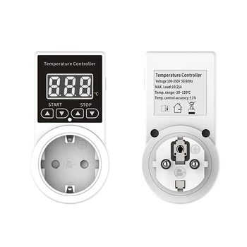 Termostat çıkış Soketi 230V sıcaklık termostatı Kontrol Bitki ısıtma Fide Çiçek Topraksız ısıtma