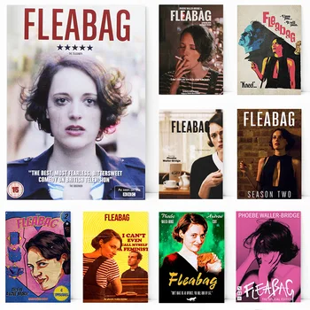 Fleabag Sezon 1/2 TV Gösterisi Serisi Posteri Ve Baskılar Tuval Boyama Duvar Sanatı Resimleri İçin Oturma Odası Ev Dekor Hediye
