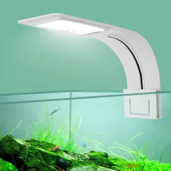 Süper ince akvaryum LED ışıkları, bitkiler büyümek ışık, sucul bitki aydınlatma, su geçirmez klipsli lamba balık tankı için, 5 W, 10 W, 15 W