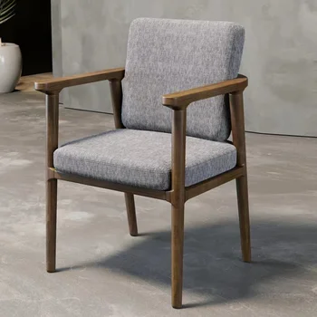 Salon Lüks yemek sandalyeleri İskandinav Ahşap Modern Rahat Sandalye Arka Koltuklar ile Zarif Cadeiras mutfak mobilyası AA50