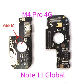 Xiaomi Redmi için Not 11 Küresel Poco M4 Pro 4G USB Şarj Dock Bağlantı Noktası Konektörü Flex Kablo