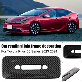 Toyota Prius 60 Serisi için 2023 2024 ABS arka okuma aksesuarları çerçeve ışık araba iç lamba dekorasyon ayar kapağı C9J5