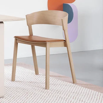 Ofis Berber salon sandalyesi katı ahşap Cafe Bar Tırnak İskandinav Modern Tabağı Okuma Koltuğu Tek Meuble Salon tasarımcı mobilyası