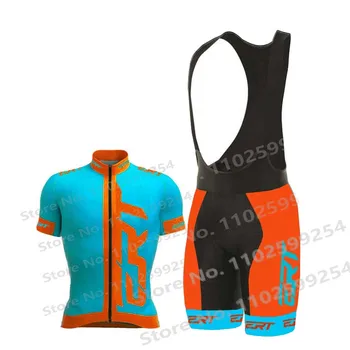 Yaz 2023 ERT Bisiklet Jersey Kısa Kollu Seti Maillot Ropa Ciclismo Nefes Bisiklet Giyim Çabuk kuru Bisiklet Kıyafetleri