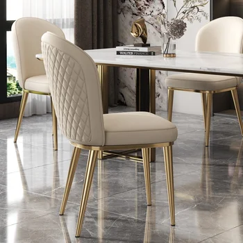 Iskandinav Beyaz ofis koltuğu Restoran Mutfak Modern Aksan Sandalyeler Cafe Bireysel Chaises Salle Yemlik Ev Mobilya MZYYH