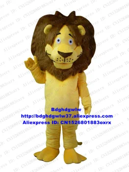 Sarı Aslan Vahşi Hayvan Maskot Kostüm Yetişkin Karikatür Karakter Kıyafet Suit Reklam Kampanyası Promosyon Ürünleri zx24