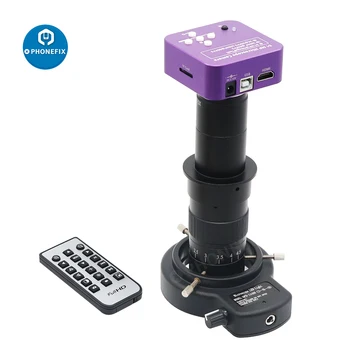 51MP 1080P 2K Mikroskop Kamera 180X C-mount Lens HDMI USB Endüstriyel Elektronik Dijital Microscopio Telefon Lehimleme Onarım