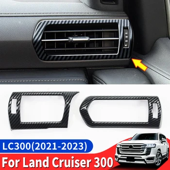 Toyota Land Cruiser 300 2021-2023 için Sol ve Sağ Hava Firar Dekorasyon Koruyucu Sticker LC300 İç Aksesuarları Tuning