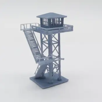 Outland Modelleri Model Demiryolu Manzara Düzeni Büyük Gözetleme Kulesi 1: 220 Z Ölçeği