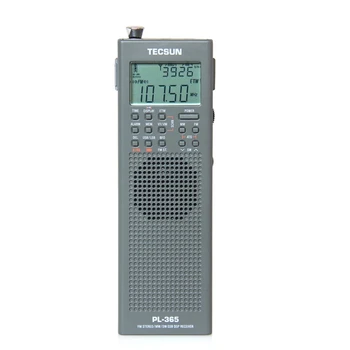 Orijinal Yeni PL-365 Mini Taşınabilir DSP ETM ATS FM Stereo MW SW Dünya Bandı Stereo Radyo