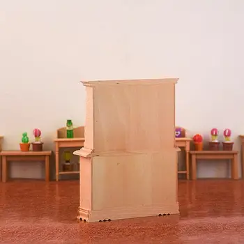 Minyatür Dolap İnce İşçilik Aşınmaya dayanıklı Sahne Düzeni Dollhouse Mobilya Bebek Evi Aksesuarları