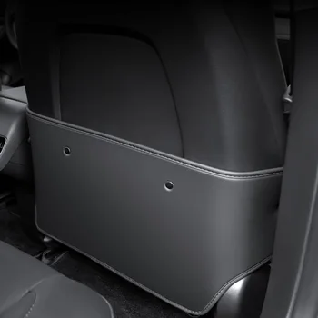Uygun Tesla Model3 Koltuk Anti-kick Pad Modely Araba Koruyucu Ped Arka Koruyucu Ped Modifikasyonu