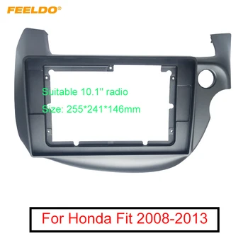 FEELDO Araba Stereo Ses 2Din Fasya Çerçeve Honda Fit 08-13 ıçin 10.1 