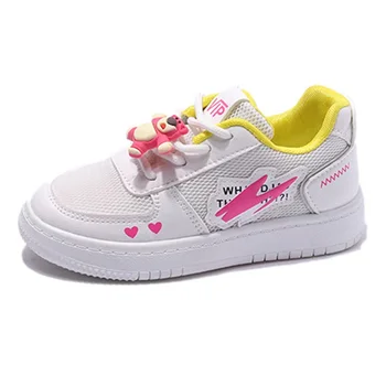 Kruleepo Çocuk Kız 2023 Moda Spor Ayakkabı Bebek Çocuk Paten rahat ayakkabılar Hava Mesh Nefes Spor Koşu Katır Schuhe