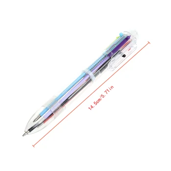 6 Renk 1 Tükenmez kalemler çok renkli tükenmez kalem öğrenciler Ofis Kırtasiye JİAN