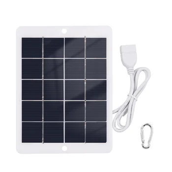 3W Taşınabilir güneş panelı Jeneratör 5V USB kendi başına yap pil şarj cihazı Güç Bankası için Açık Seyahat Kamp Güneş Işığı led ışık