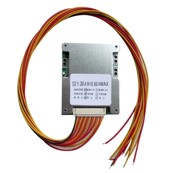 13S 48V 50A 18650 Li-İon Lityum Pil Paketi BMS Koruma PCB kartı Dayanıklı Tüketici Elektroniği