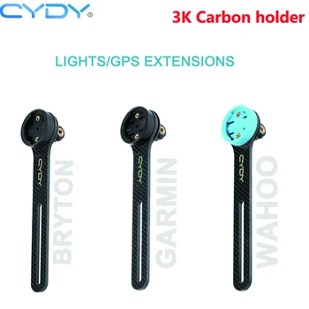 CYDY Yol bisikleti bilgisayar Dağı Karbon Fiber Carmin Dağı Kenar 130 200 520 Bryton binici bisiklet ışık lazer ışıklı uyarı işareti Kamera