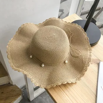 2023 Yaz Yeni Moda Bayan Şapkaları Tatil Güneşlik Şapkaları Bayan Plaj Şapkaları.