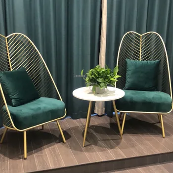 İskandinav Yeni Metal Çelik Boş Sandalye Demir Sandalye İçi Boş Yemek Kahve Metal Bar Sandalyeleri Oturma Odası Mobilya Özelleştirilebilir Renkler