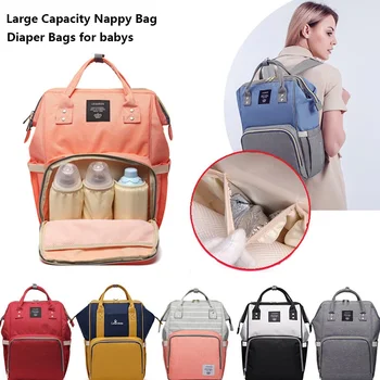 Lequeen Büyük Kapasiteli Moda Anne Çantası Annelik Nappy bebek bezi çantaları seyahat sırt çantası Hemşirelik Çantası Bebek Bakımı için kadın Çantası