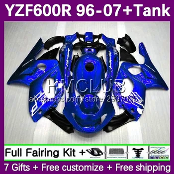 Fairing + Tankı YAMAHA Thundercat YZF600R YZF-600R 126No. 108 YZF 600R 1996 1997 1998 1999 2000 2001 02 03 05 06 07 Parlak mavi