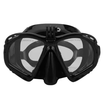 Profesyonel Sualtı dalış maskesi Tüplü Şnorkel yüzme gözlükleri Tüplü Dalış Ekipmanları Çoğu Spor Kamera İçin Uygun