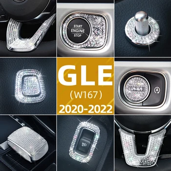 Otomotiv İç Yenileme Elmas Komple Set Dekorasyon W167 Mercedes-Benz GLE350 GLE400 GLE450 Serisi