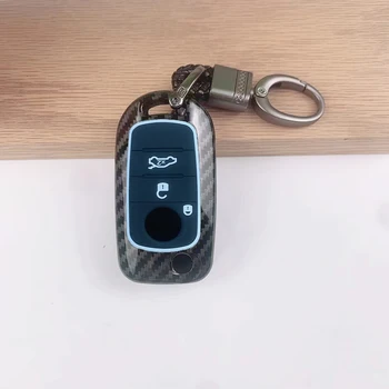 Kılıf Anahtar Fiat Tipo için 3 düğme Araba Anahtarı Kapağı Fiat Tipo 2018 için 2020 Katlanır Tutucu Anahtarlık Aksesuarları
